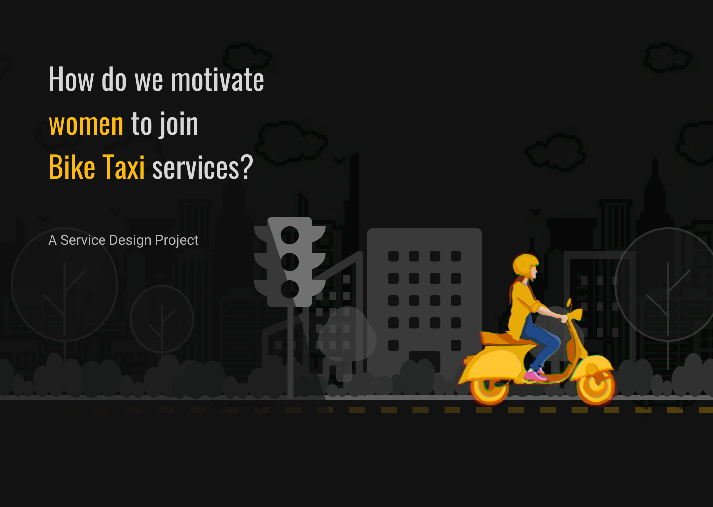 How can we motivate more women to join bike taxi services as riders?
